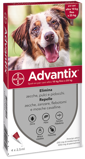 ADVANTIX SPOT ON*4PIP 10-25KG - dottorbianchi.it