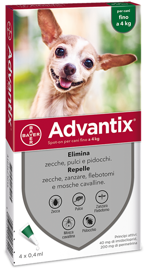 ADVANTIX SPOT ON*4PIP 0-4KG - dottorbianchi.it