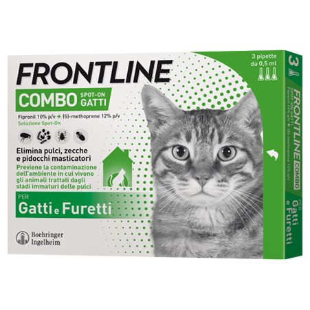 FRONTLINE COMBO*3PIP GATTI/FUR - dottorbianchi.it