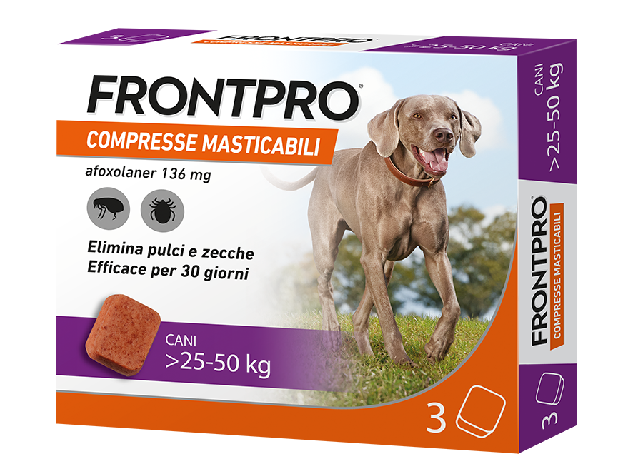 FRONTPRO*3CPR 25-50KG 136MG - dottorbianchi.it