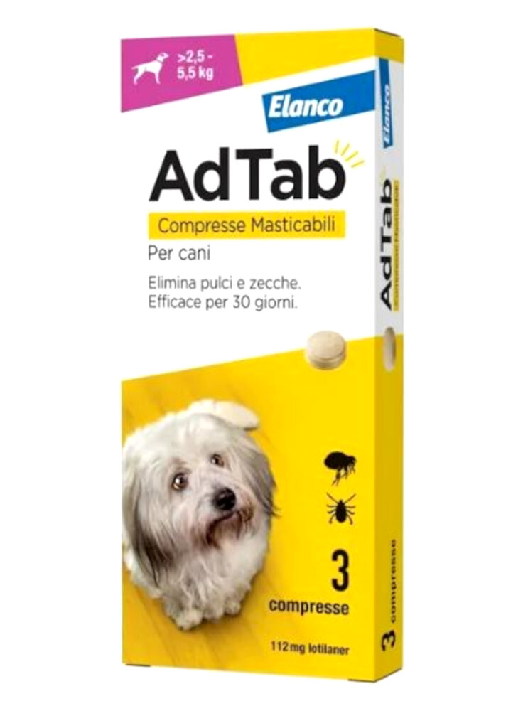 ADTAB*3CPR 112MG CANI2,5-5,5KG - dottorbianchi.it