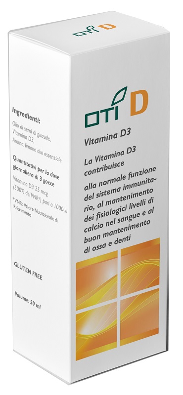 OTI D VITAMINA D3 GOCCE 50ML - dottorbianchi.it
