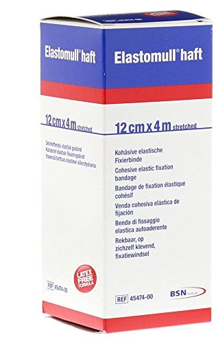 BENDA ELASTICA AUTOADESIVA ELASTOMULL HAFT COMPRESSIONE FORTE 12X400 CM - dottorbianchi.it