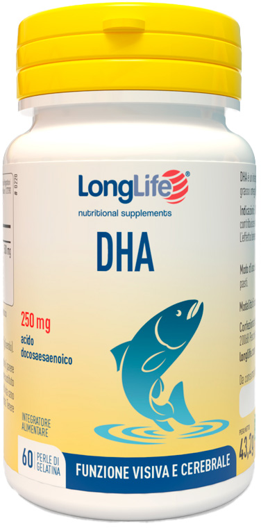 LONGLIFE DHA 200 MG 60 PERLE - dottorbianchi.it