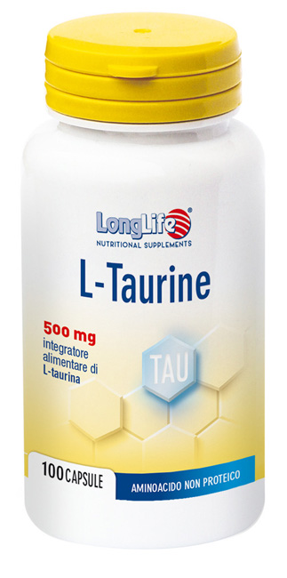 LONGLIFE L-TAURINE 500 MG 100 CAPSULE - dottorbianchi.it
