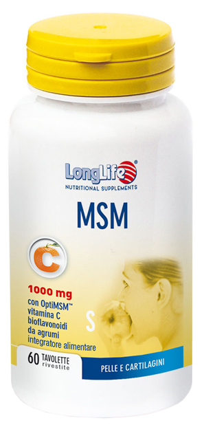 LONGLIFE MSM 1000 MG 60 TAVOLETTE - dottorbianchi.it