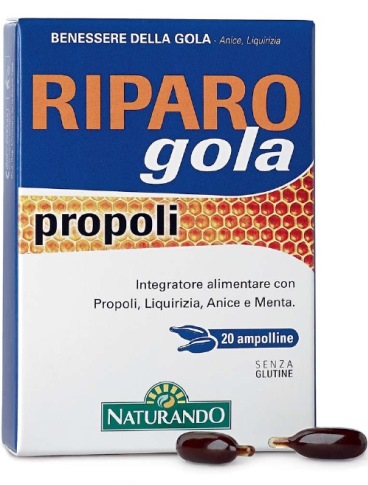 RIPARO GOLA PROPOLI 20 AMPOLLE BEVIBILI - dottorbianchi.it