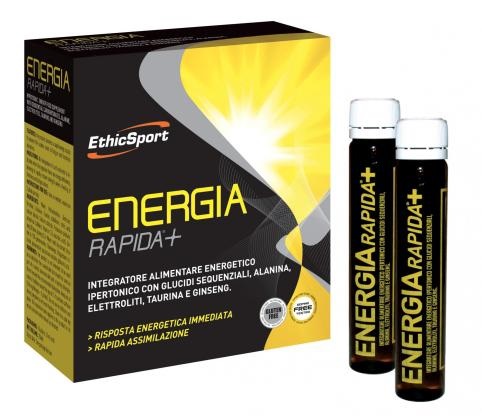 ETHICSPORT ENERGIA RAPIDA+ 10 FLACONCINI 25 ML - dottorbianchi.it