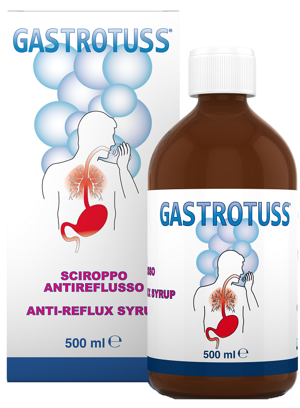 SCIROPPO ANTIREFLUSSO GASTROTUSS 500 ML - dottorbianchi.it