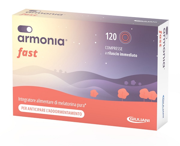 ARMONIA FAST 1 MG MELATONINA 120 COMPRESSE - dottorbianchi.it