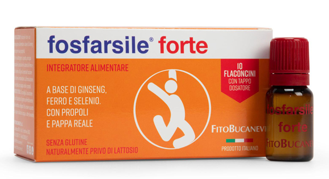 FOSFARSILE FORTE GINSENG 10 FLACONCINI - dottorbianchi.it