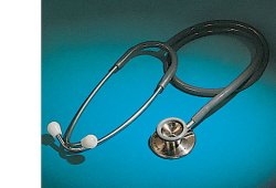 STETOFONENDOSCOPIO PROFESSIONAL CORPO IN ACCIAIO INOX 18/8, ARCHETTO BIAURICOLARE CROMATO CON DOPPIA MOLLA INTERNA - dottorbianchi.it