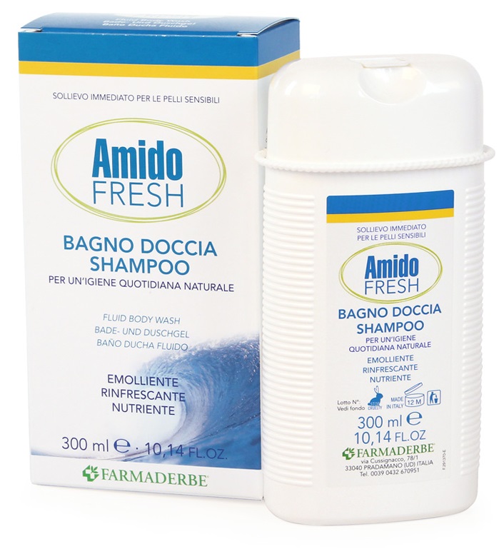 AMIDO FRESH BAGNO DOCCIA SHAMPOO 300 ML - dottorbianchi.it