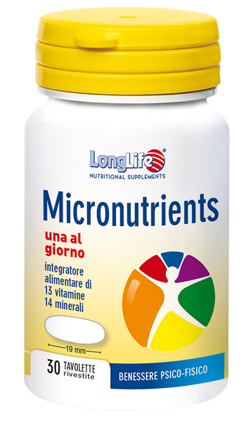 LONGLIFE MICRONUTRIENTS 30 TAVOLETTE - dottorbianchi.it
