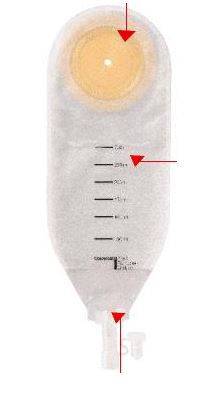 SACCA PER DRENAGGIO DELLE FERITE COLOPLAST CAPACITA' MINI 100ML 20 PEZZI ARTICOLO 2240 - dottorbianchi.it