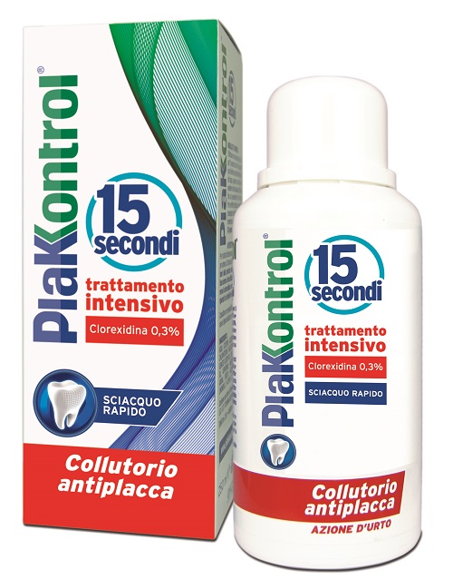 PLAKKONTROL 15 SECONDI COLLUTORIO 250 ML - dottorbianchi.it