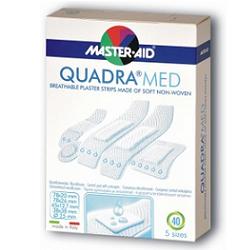 CEROTTO MASTER-AID QUADRA DERMOATTIVO FORMATI ASSORTITI 20 PEZZI - dottorbianchi.it