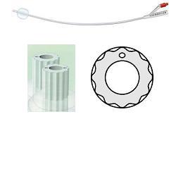CATETERE VESCICALE IN SILICONE PROFILCATH PLUS SCANALATO 2 VIE CH20 LUNGHEZZA 31 CM PUNTA CILINDRICA 2 FORI CONTRAPPOSTI PALLONCINO 5 ML 1 PEZZO - dottorbianchi.it