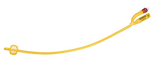 CATETERE FOLEY A MEDIA PERMANENZA  RUSCH GOLD PLUS A 2 VIE IN SILKOLATEX LATTICE-SILICONE PER ADULTO CH16 LUNGHEZZA 40 CM PUNTA CILINDRICA A 2 FORI PALLONCINO 30-50 ML 1 PEZZO - dottorbianchi.it