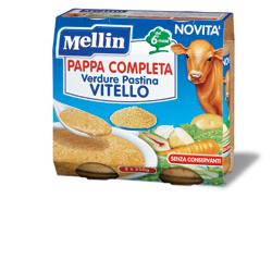 MELLIN PAPPA COMPLETA VITELLO 250 G 2 PEZZI - dottorbianchi.it