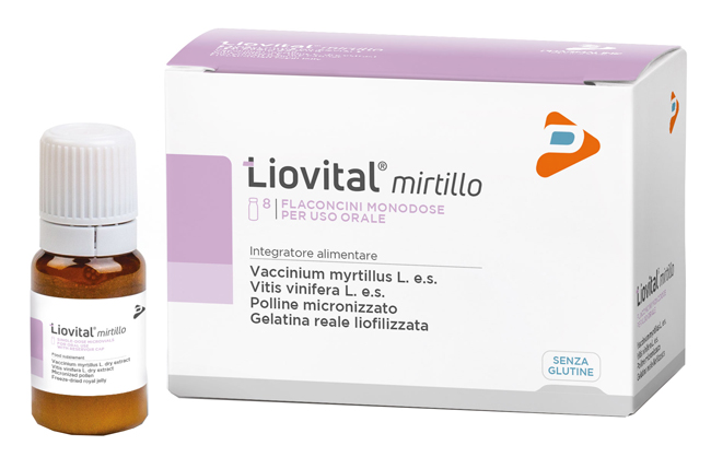 LIOVITAL MIRTILLO 8 FLACONCINI 10 ML - dottorbianchi.it