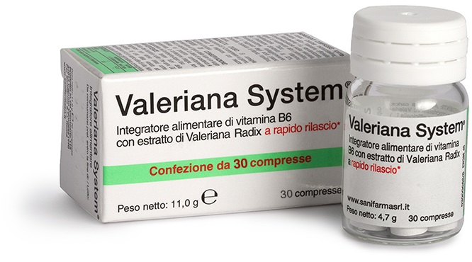 VALERIANA SYSTEM 30 COMPRESSE - dottorbianchi.it