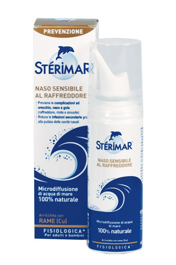 STERIMAR NASO SENSIBILE AL RAFFREDDORE ACQUA DI MARE SPRAY 100 ML - dottorbianchi.it