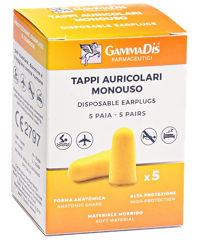 TAPPO AURICOLARE EAR GOMMAPIUMA 10 PEZZI - dottorbianchi.it