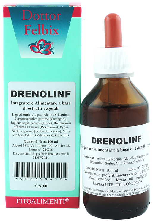 DRENOLINF GOCCE 100 ML - dottorbianchi.it