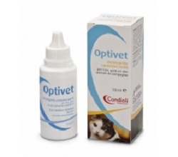 OPTIVET DETERGENTE PER OCCHI PER CANI E GATTI FLACONE 50 ML - dottorbianchi.it
