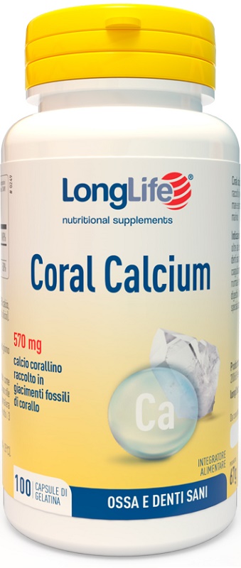 LONGLIFE CORAL CALCIUM 100 CAPSULE - dottorbianchi.it