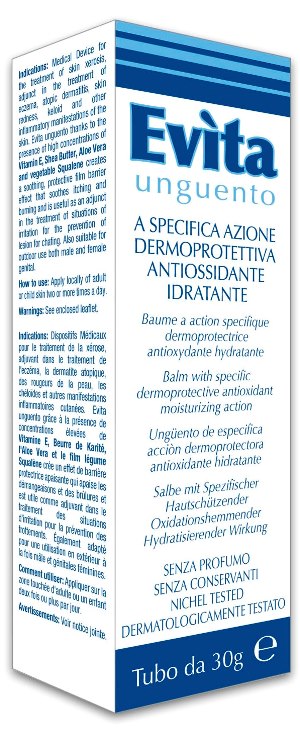 EVITA UNGUENTO A SPECIFICA AZIONE DERMOPROTETTIVA ANTIOSSIDANTE IDRATANTE 30 ML - dottorbianchi.it