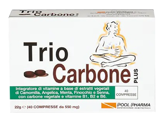 TRIOCARBONE PLUS 40 COMPRESSE - dottorbianchi.it