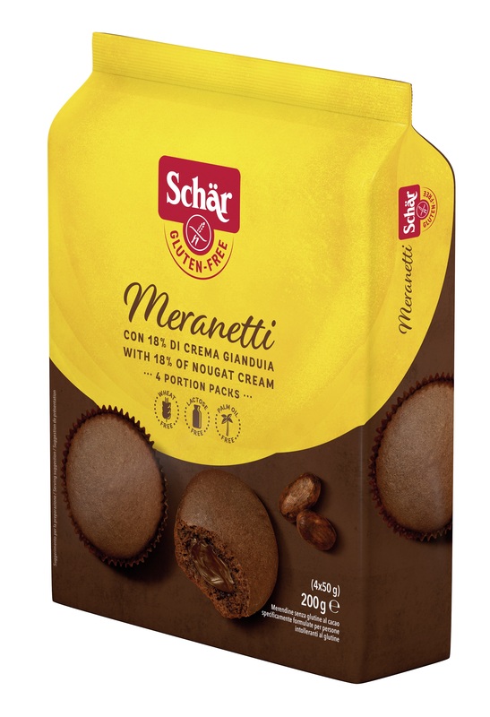 SCHAR MERANETTI CON CREMA GIANDUIA 4 PEZZI DA 50 G - dottorbianchi.it