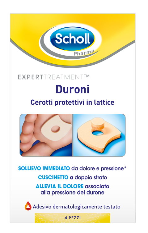 CEROTTO PROTETTIVO PER DURONI SCHOLL IN LATTICE 4 PEZZI - dottorbianchi.it