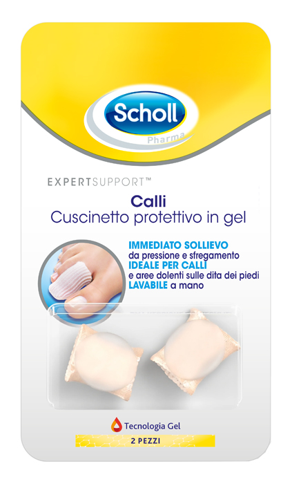 CUSCINETTI PROTETTIVI PER PIEDI CALLI SCHOLL GELACTIV 2 PEZZI - dottorbianchi.it