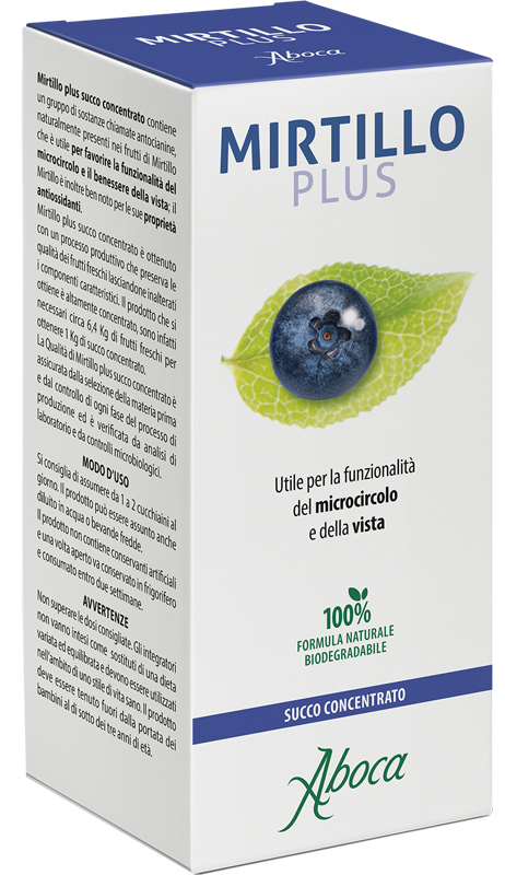 MIRTILLO PLUS SUCCO CONCENTRATO 100 ML - dottorbianchi.it