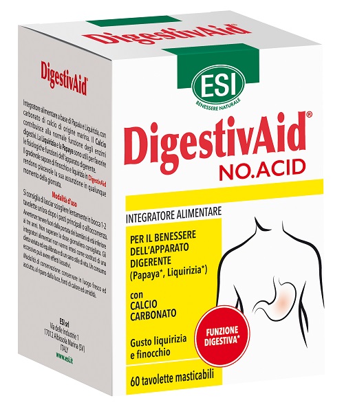 ESI DIGESTIVAID NO ACID 60 TAVOLETTE - dottorbianchi.it
