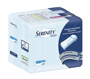 TRAVERSA SALVAMATERASSO PER INCONTINENZA SERENITY CLASSIC RIMBOCCABILE MISURA 80X180CM 30 PEZZI - dottorbianchi.it