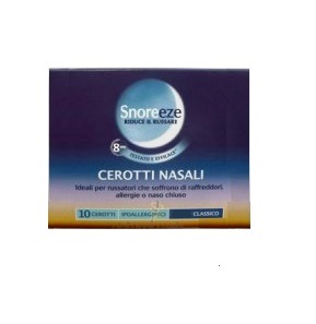 CEROTTO NASALE SNOREEZE CLASSICO LARGE 10 PEZZI - dottorbianchi.it