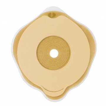 PLACCA PIANA FLEXIMA KEY 50 MM CON PROTETTORE CUTANEO IDROCOLLOIDALE E FLANGIA 5 PEZZI - dottorbianchi.it