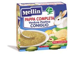 MELLIN PAPPA COMPLETA CONIGLIO 250 G 2 PEZZI - dottorbianchi.it