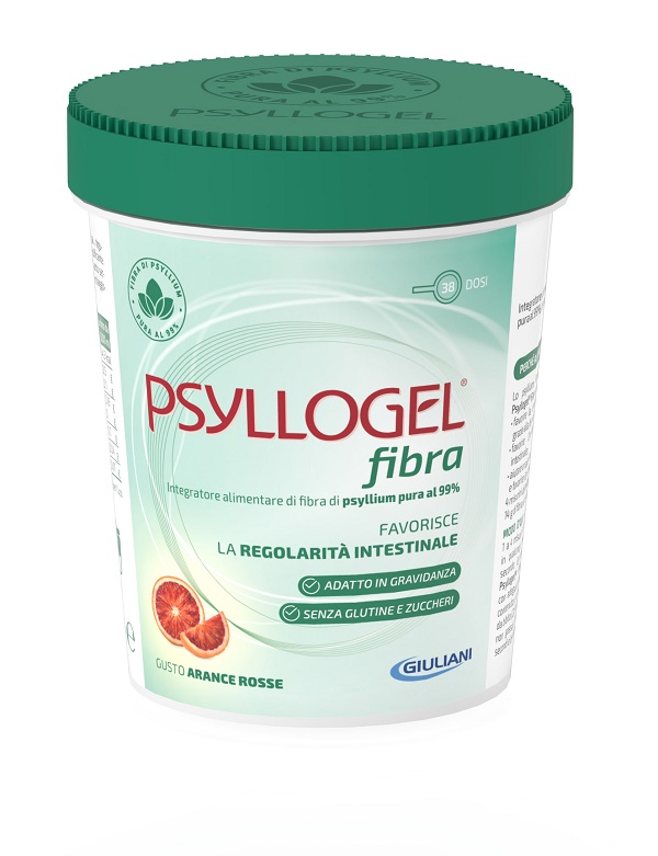 PSYLLOGEL FIBRA ARANCE ROSSE VASO 170 G - dottorbianchi.it