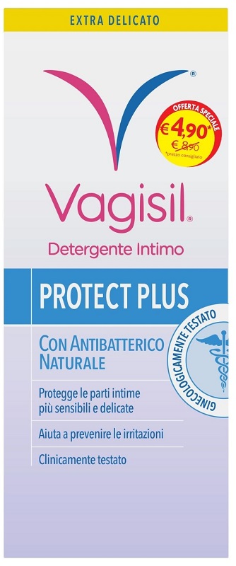 VAGISIL DETERGENTE INTIMO PROTECT PLUS 250 ML - dottorbianchi.it