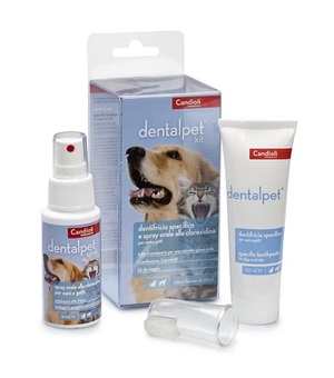DENTALPET KIT DENTIFRICIO 50ML+SPRAY ORALE 50ML+1 DITALE - dottorbianchi.it
