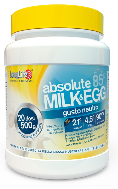 LONGLIFE ABSOLUTE MILK&EGG 500 G - dottorbianchi.it