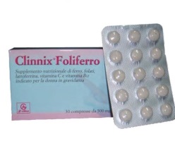 CLINNIX FOLIFERRO 30 COMPRESSE - dottorbianchi.it
