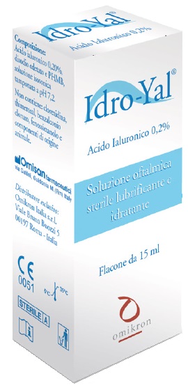 SOLUZIONE LUBRIFICANTE IDRO YAL 15 ML PER LENTI A CONTATTO - dottorbianchi.it