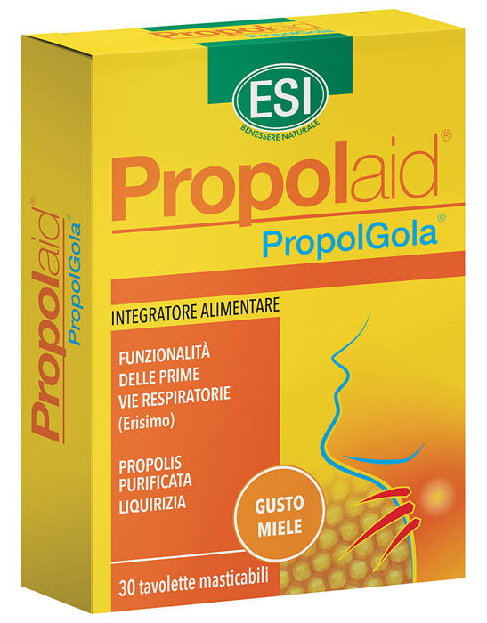 ESI PROPOLAID PROPOLGOLA MIELE 30 TAVOLETTE - dottorbianchi.it