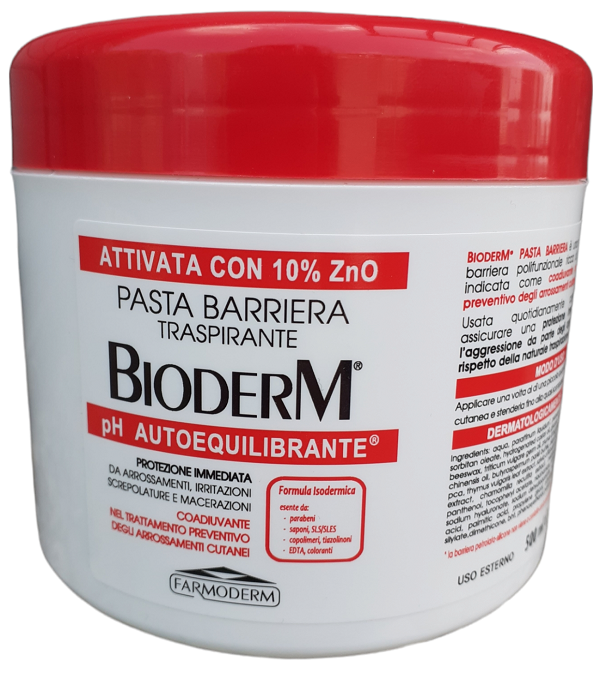 BIODERM PASTA BARRIERA ZINCO 500 ML - dottorbianchi.it